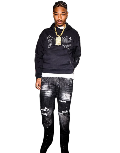 Distressed Denim Jeans