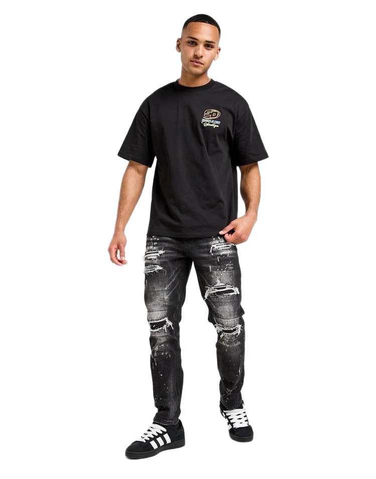 Distressed Denim Jeans