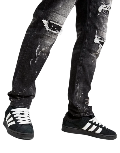 Distressed Denim Jeans