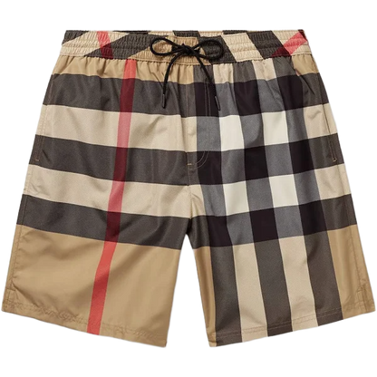 Checkered Swim Shorts