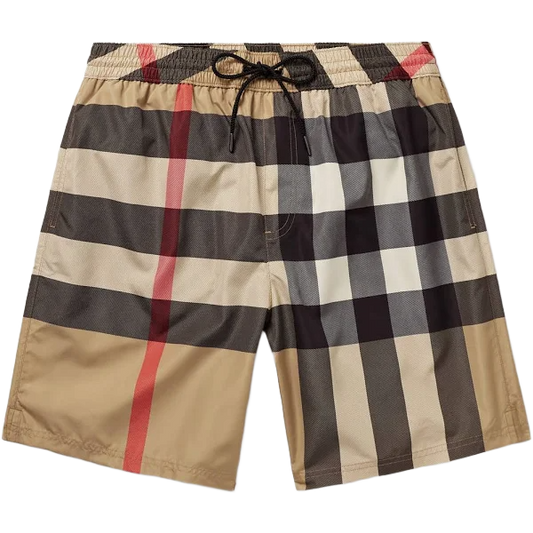 Checkered Swim Shorts